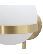 Applique murale Glamy  doré/blanc - 40x15x20 cm