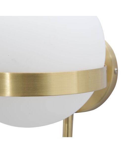 Applique murale Glamy  doré/blanc - 40x15x20 cm
