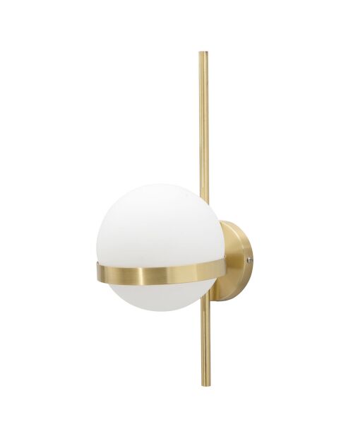 Applique murale Glamy  doré/blanc - 40x15x20 cm