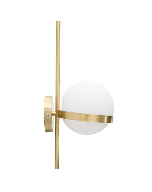 Applique murale Glamy  doré/blanc - 40x15x20 cm