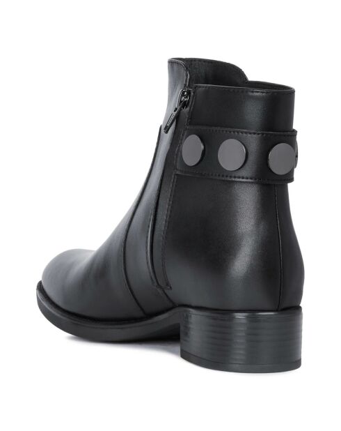 Bottines en Cuir Bimatière Felicity noires