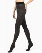 Collant opaque serpent 60 deniers noir