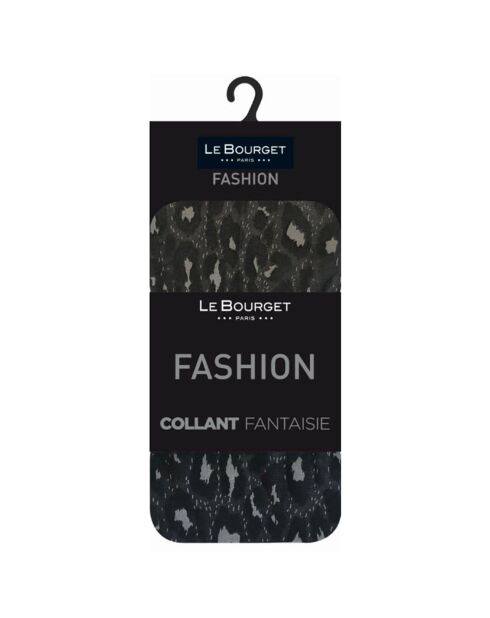 Collant Busara léopard 20 deniers gris