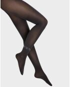 Collants Logo Sparkle avec cristaux Swarovski 66 deniers noirs