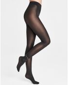 Collants Logo Sparkle avec cristaux Swarovski 66 deniers noirs