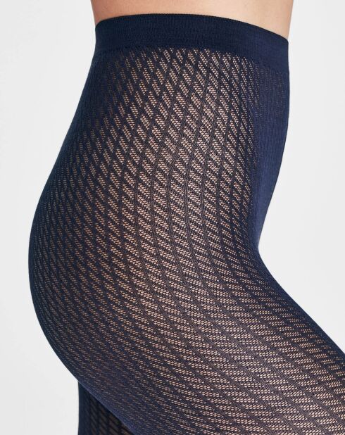 Collants Sasha 60 deniers bleu marine