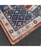 Tapis Radom 038 rouge/bleu - 200x290 cm