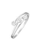 Bague Triade Diamants 0.08 ct or blanc
