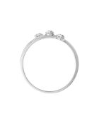 Bague Triade Diamants 0.08 ct or blanc