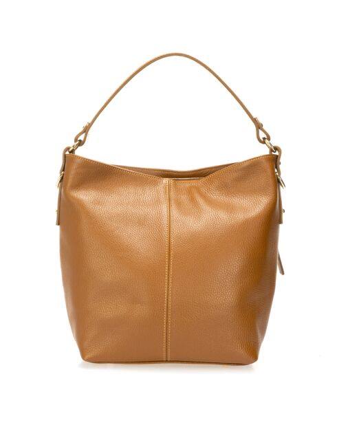 Borsa a tracolla Meg in pelle cognac - 36x12x28 cm