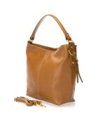 Borsa a tracolla Meg in pelle cognac - 36x12x28 cm