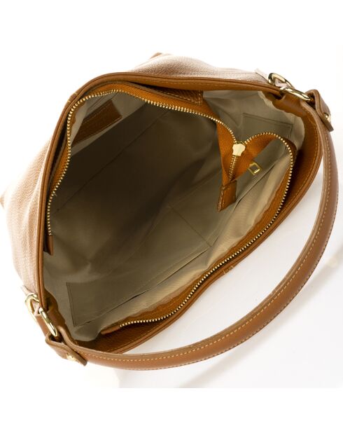 Borsa a tracolla Meg in pelle cognac - 36x12x28 cm