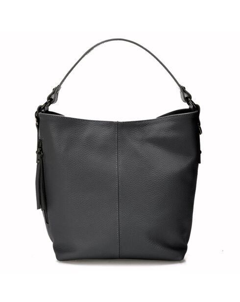 Borsa a tracolla Meg in pelle nera - 36x12x28 cm