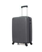 Mittelgroßer Reisekoffer 4 Einzelräder Carpathians 65 cm dunkelgrau
