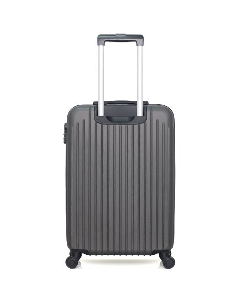 Mittelgroßer Reisekoffer 4 Einzelräder Carpathians 65 cm dunkelgrau