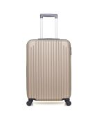 Valigia Medium Stay 4 ruote singole Carpathians 65 cm beige