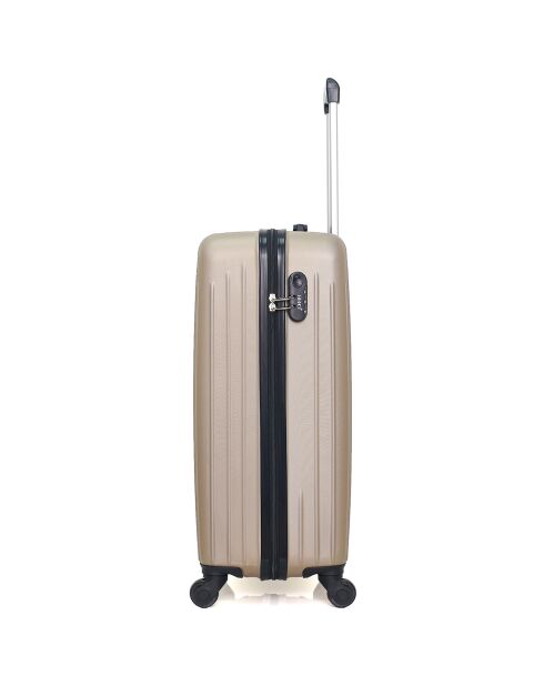 Medium Stay Suitcase 4 enkele wielen Carpathians 65 cm beige