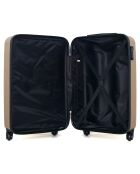 Valigia Medium Stay 4 ruote singole Carpathians 65 cm beige