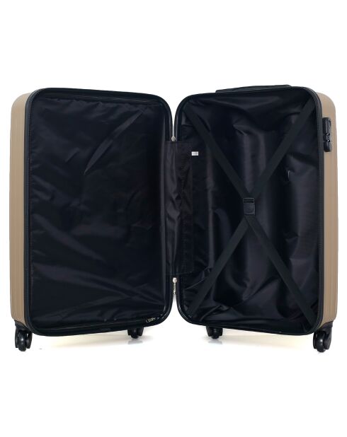 Medium Stay Suitcase 4 enkele wielen Carpathians 65 cm beige