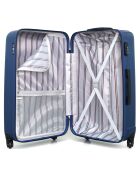 Valise Long Séjour 4 roues simples Liam 75 cm bleu marine