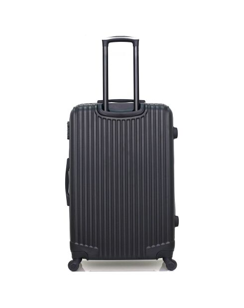 Valise Cabine 4 roues simples Liam 55 cm noire
