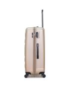 Valise Cabine 4 roues simples Liam 55 cm beige