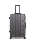 Valise Long Séjour 4 roues simples Liam 75 cm gris foncé