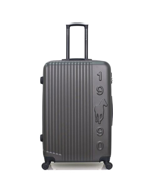 Valise Long Séjour 4 roues simples Liam 75 cm gris foncé