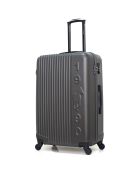 Valise Long Séjour 4 roues simples Liam 75 cm gris foncé