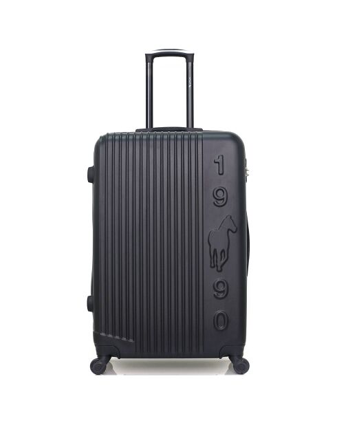 Valise Long Séjour 4 roues simples Liam 75 cm noire