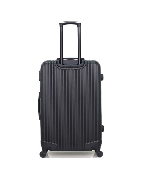 Valise Long Séjour 4 roues simples Liam 75 cm noire