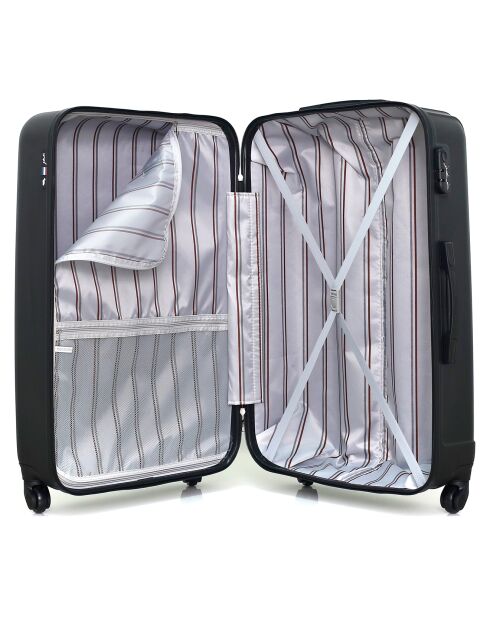 Valise Long Séjour 4 roues simples Liam 75 cm noire