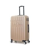 Valise Cabine 4 roues simples Archie 55 cm beige
