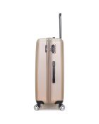 Valise Cabine 4 roues simples Archie 55 cm beige