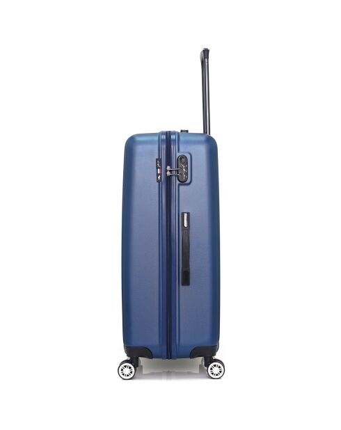 Maleta Archie Long Stay con 4 ruedas individuales, 75 cm, azul marino