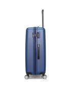 Valise Moyen Séjour 4 roues simples Archie 65 cm bleu marine