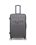 Valise Moyen Séjour 4 roues simples Archie 65 cm gris foncé