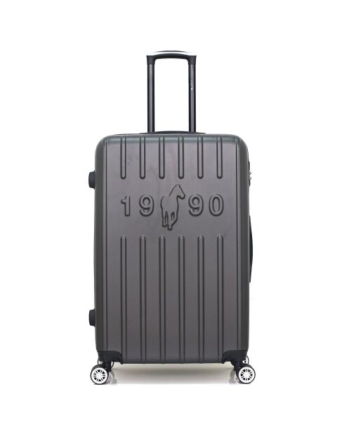 Valise Moyen Séjour 4 roues simples Archie 65 cm gris foncé