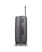 Valise Moyen Séjour 4 roues simples Archie 65 cm gris foncé