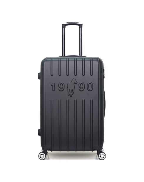 Valise Moyen Séjour 4 roues simples Archie 65 cm noire
