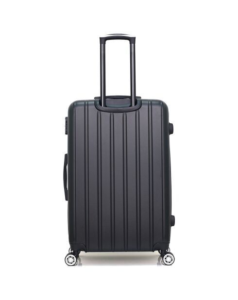 Valise Moyen Séjour 4 roues simples Archie 65 cm noire