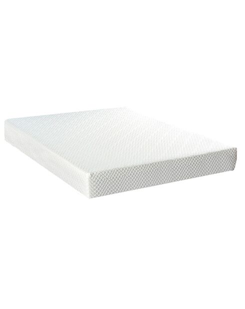 Ensemble matelas Absolu avec sommier en bois blanc - 180x200 cm