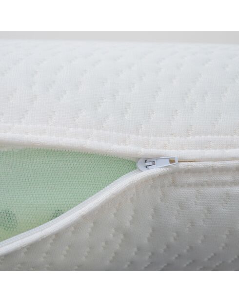 4 Oreillers à Mémoire de forme BIO blancs - 40x60 cm