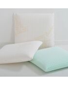 4 Oreillers à Mémoire de forme BIO blancs - 60x60 cm