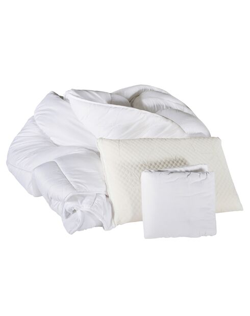 Pack Prêt-à-dormir Absolu blanc - 90x200 cm