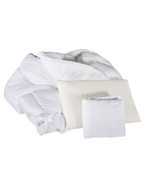 Pack Prêt-à-dormir Absolu blanc - 90x200 cm