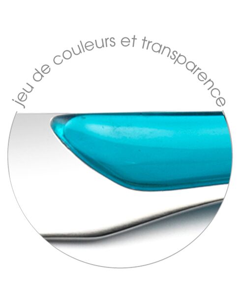 Ménagère Solstice turquoise - 24 pièces