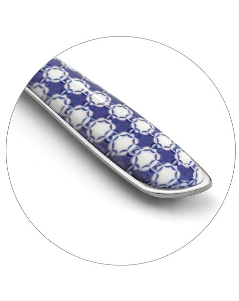 Ménagère Solstice Bohème bleue - 24 pièces