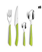 Ménagère Solstice vert anis - 24 pièces