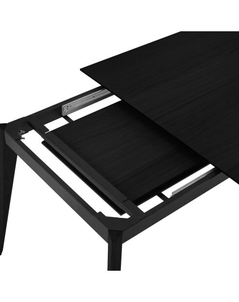 Table extensible Royal chêne noire - 160x90x74 cm